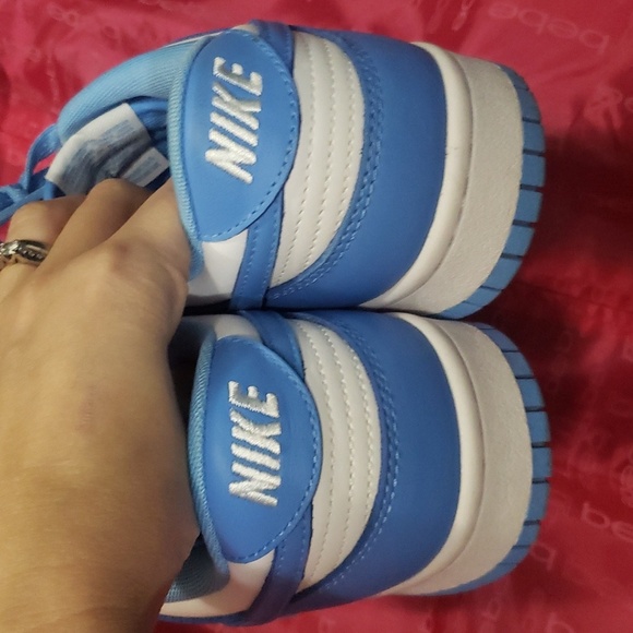 Nike dunk low blue and white colourway size 10 - Picture 6 of 8